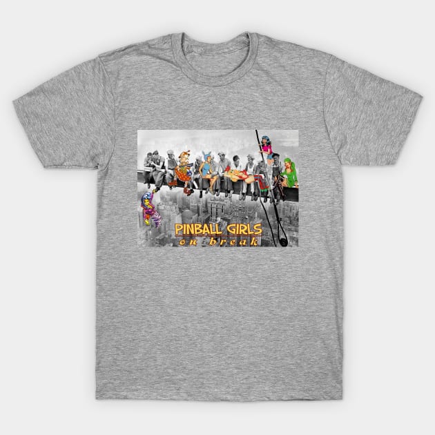 Pinball Girls on break T-Shirt by Uwantmytees